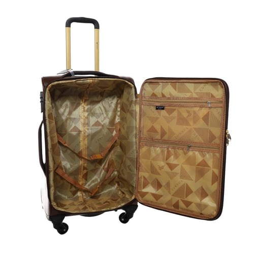 طقم شنط سفر جلد فاخر 6 قطع – تصميم عصري وخامة متين...