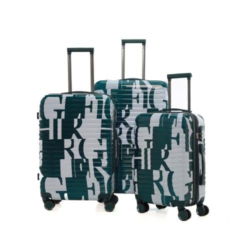 طقم شنط سفر 3 قطع PC+ABS – شنط سفر بعجلات دوارة 36...