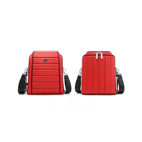 حقيبة BANGE الحمراء العملية للسفر وحقيبة اليد اليو...
