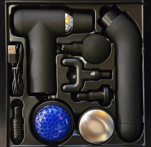 جهاز تدليك احترافي متعدد الاستخدامات – مع ملحقات ك...