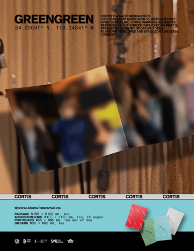 البوم CORTIS كورتيس - GREENGREEN نسخة الويفرس عشوا...