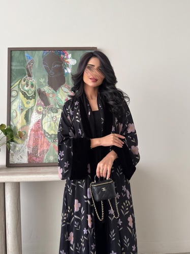 W4 دبل فيس مخمل و شيفون