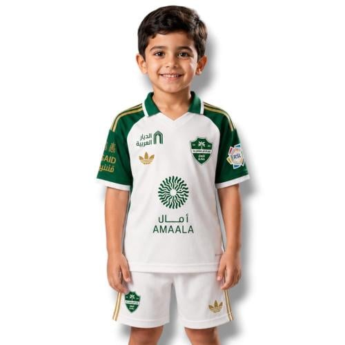 طقم الاهلي السعودي الابيض للاطفال 2027