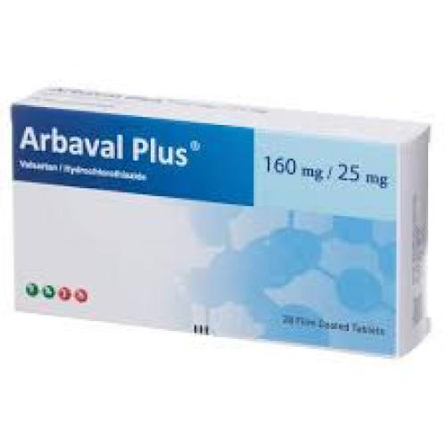Arbaval Plus 160/25 Mg 28 Tablet