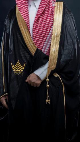 البشت الخاص ملكي الاسود