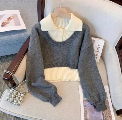 بلوفر بأناقة خريفية