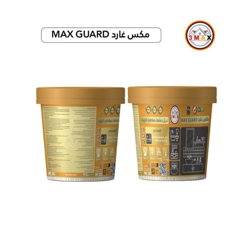 عزل حمامات اكرليك مطاطي أسودMAX GUARD مناسب للحمام...