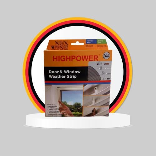 شريط مطاطي عريض لاصق مانع غبار و ماء للنوافذ الألم...