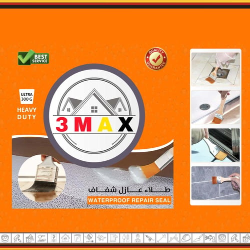 طلاء عازل شفاف 3MAX ايبوكسي مائي مناسب لمنع نفاذ ا...