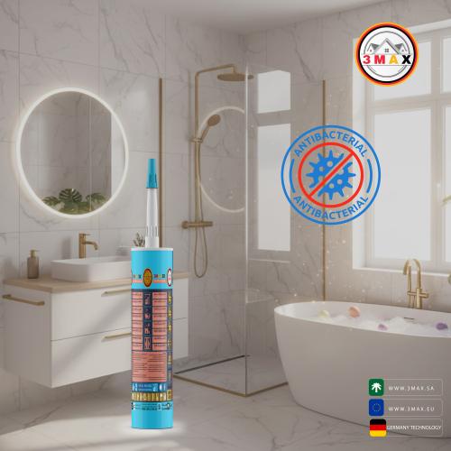 سيليكون 3MAX 3X الأصلي . مقاوم للبكتريا وضد العفن...