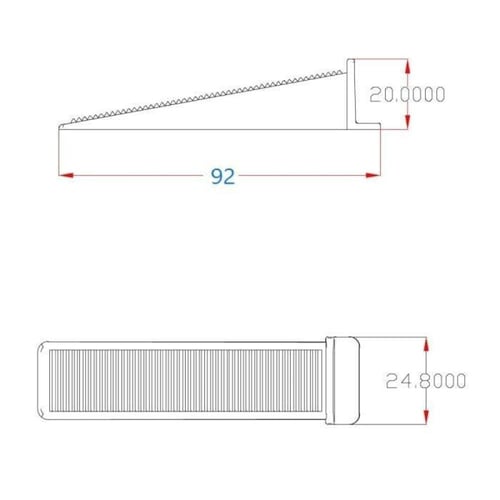 فواصل تسوية البلاط 200قطعه 3max 1.5mm كيس أقتصادي...