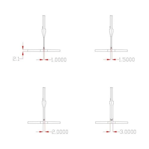 خابور تسوية وزنية البلاط 3max (اسفين )200قطعة مناس...