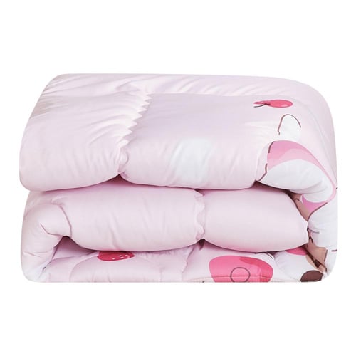 طقم مفارش مواليد بحواجز حماية وردي