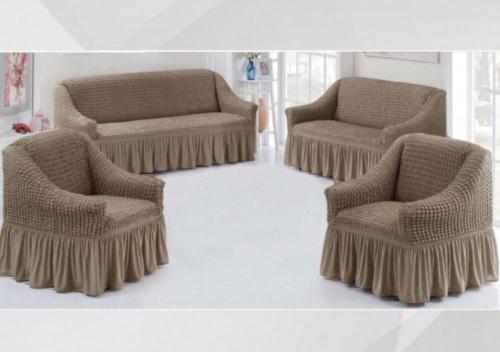 غطاء كنب 4 قطع