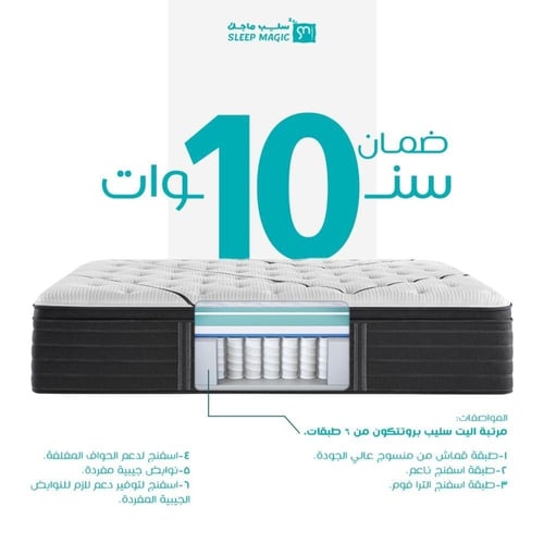 مرتبة Elite sleep 100*200 cm