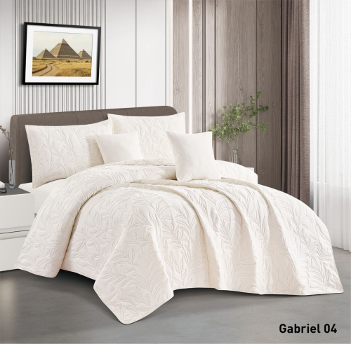 مفرش مفرد من المايكروفايبر المطرز