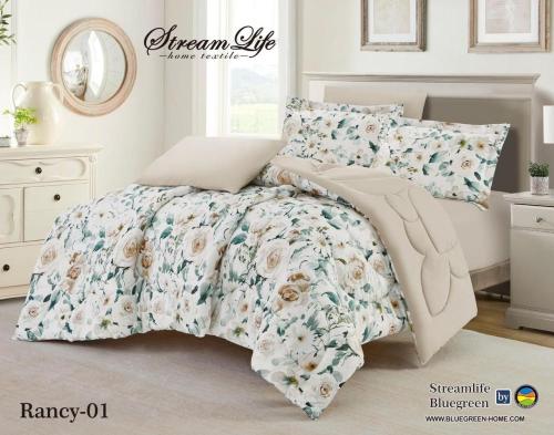 مفرش صيفي مفرد من 4 قطع