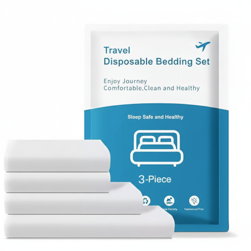 طقم بيت لحاف مفرد للسفر للاستخدام مرة واحدة (أربع...