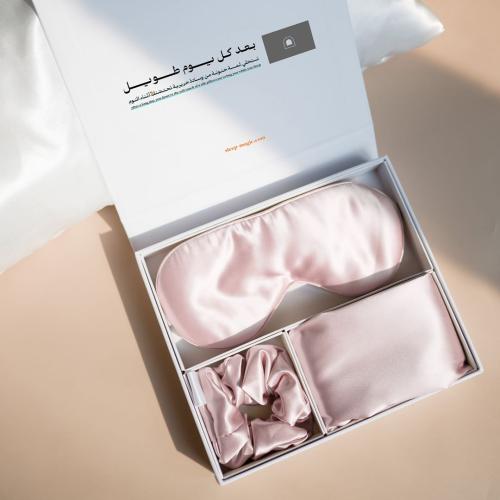 غطاء وسادة حرير Pink