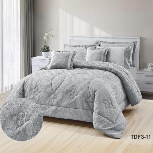 مفرش مطرز - مزدوج من المايكروفايبر