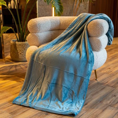 بـطانية خفيفة رمادي فاتح CLASSIC DESIGNS 160X220