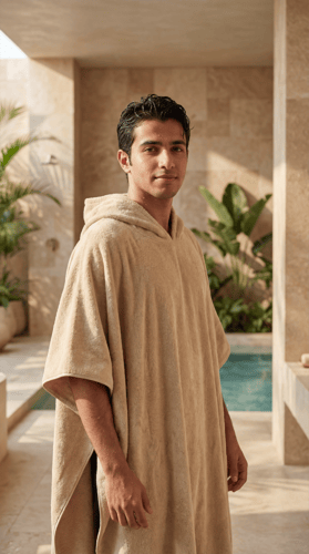 طقم روب كابا - بيج