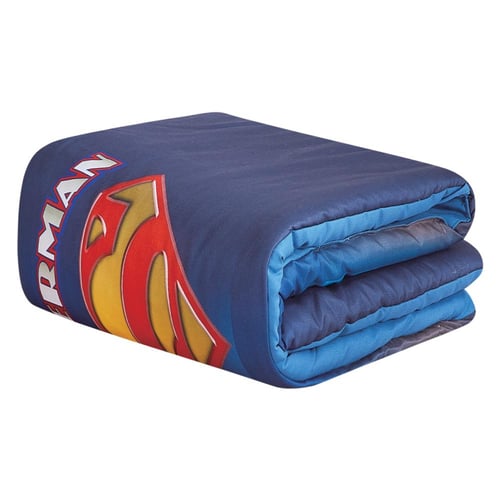 طقم مفارش مواليد بحواجز حماية - سوبر مان