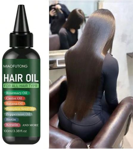 زيت الشعر لإطالة وتكثيف الشعر