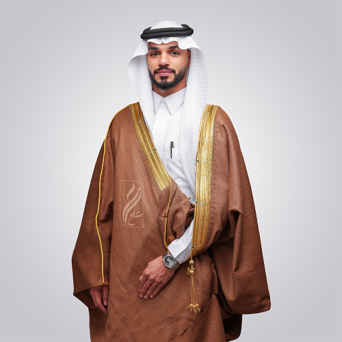 بشت عزّ شتوي يدوي ملكي زري فرنسي خام سروجي
