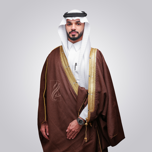 بشت عزّ شتوي يدوي ملكي زري ألماني خام نسيج