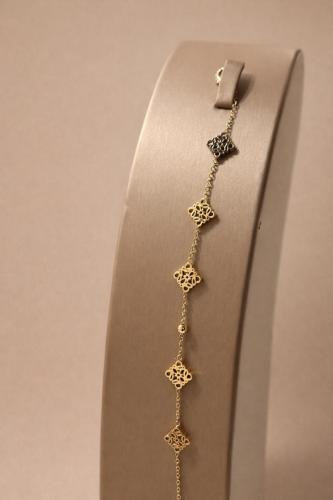 Gold stainless steel bracelet