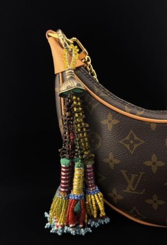 دلّاية كوتشي بالقرنفل والخرز صغيره Kuchi Clove & Colorful Beaded Small Tassel