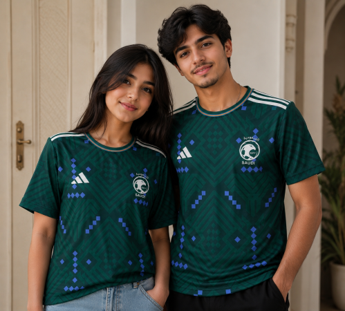 ‏تيشيرت المنتخب السعودي نسخة الجمهور