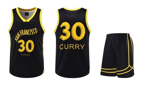 طقم كرة سلة مستوحى من زي ستيفن كاري لاعب غولدن ستا...