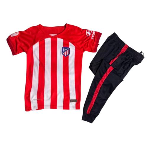 طقم اتليتكو مدريد بنطول طويل شبابي واطفال