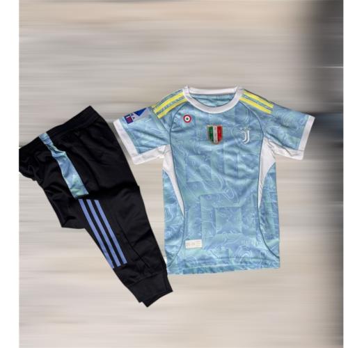 طقم يوفينتوس بنطلون طويل شبابي واطفال