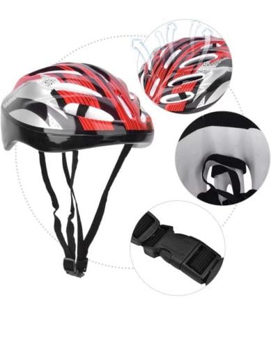 خوذات دراجات هوائية، مصممة لحماية رأس راكب الدراجة...