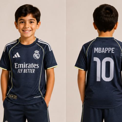 ‏تيشيرت نادي ريال مدريد الاحتياطي للأطفال