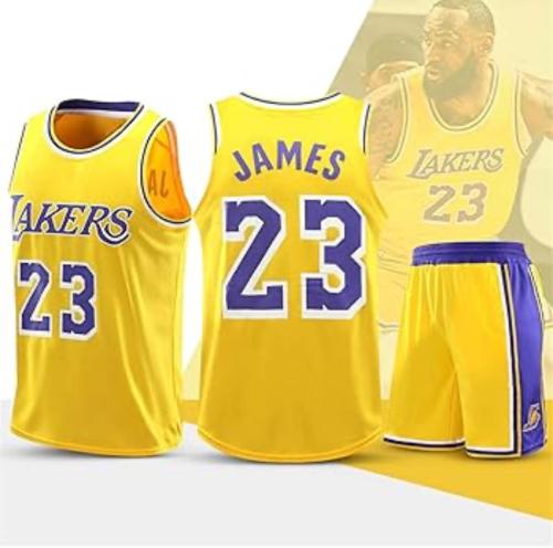 طقم كرة السلة الموحد جيمس ليكرز جيرسي 23،