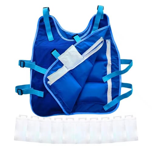 سترة تبريد جل قابلة للتعديل تبريد فوري يدوم لساعات