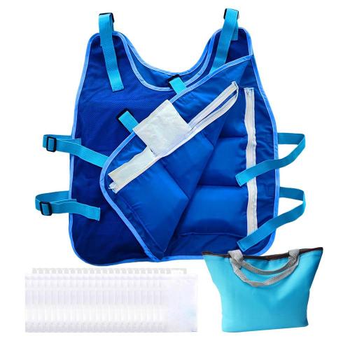 سترة تبريد جل قابلة للتعديل تبريد فوري يدوم لساعات