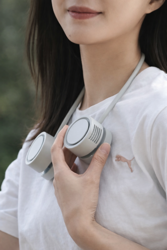 مروحة رقبة - تبريد شخصي هادئ مع عطر مدمج