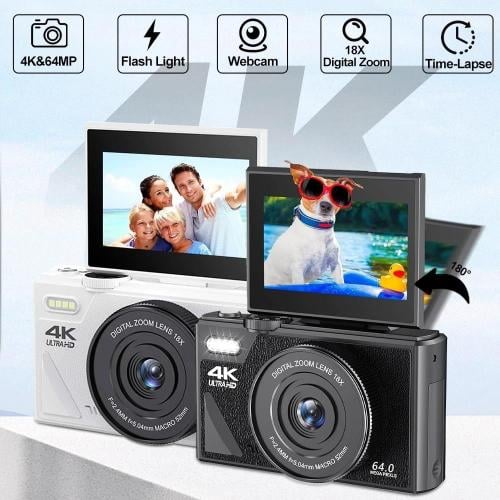 كاميرا تصوير رقمية مدمجة بدقة 4K