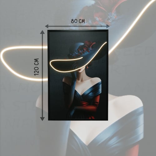 لوحة جدارية طولية تضيف الأناقة والتميز لغرفتك