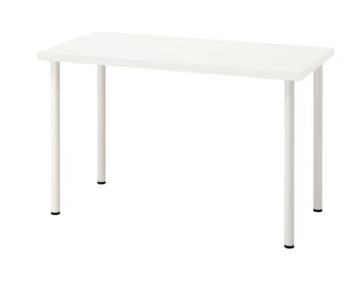 طاولة مكتبية بيضاء – 60×120 سم