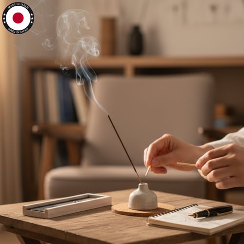 فواحة أعواد يابانية بتصميم خشبي راقٍ