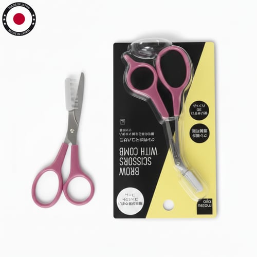 مقص حواجب مع مشط من ماتسوكيو