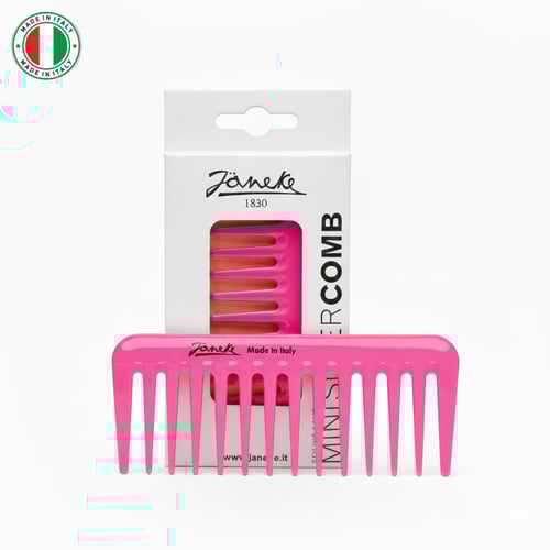 مشط جانيت ميني سوبر كومب - وردي فاقع