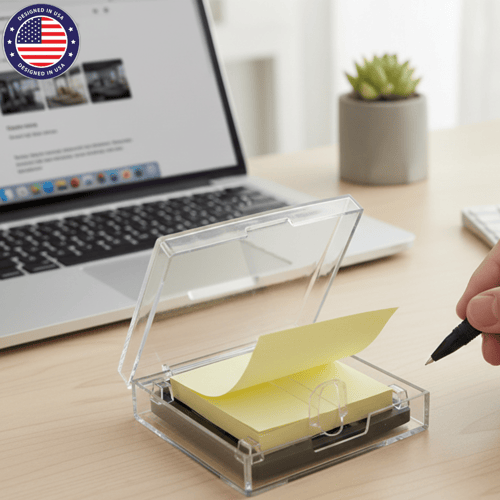 حامل ملاحظات لاصقة مكتبي