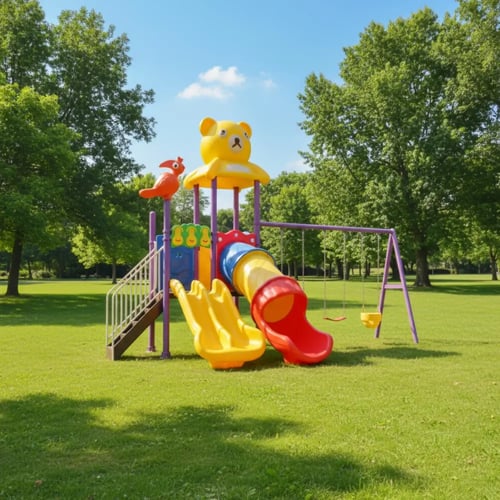 مجموعة الزحاليق والمراجيح متوسطة الحجم